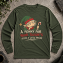 A penny for your toughts Long Sleeve Tee