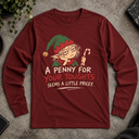 A penny for your toughts Long Sleeve Tee