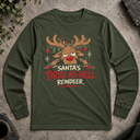 Santa's raindeer Long Sleeve Tee