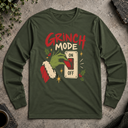 Grinch mode on Long Sleeve Tee