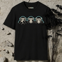 3 Monkeys Speak No Evil, See No Evil, Hear No Evil  T-shirt