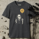 Skeleton With Cigarette and Baloon T-Shirt