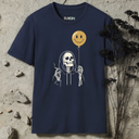 Skeleton With Cigarette and Baloon T-Shirt